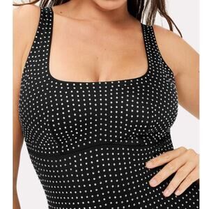 Yitty Black Catsuit Bedazzled Bodysuit Medium Full Length Onesie Rhinestone